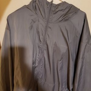 Columbia grey windbreaker